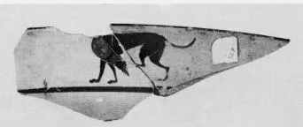 CUP, LITTLE MASTER LIP, FRAGMENT (ATHENIAN, BLACK-FIGURE)