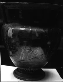 KRATER, COLUMN (ATHENIAN, BLACK-FIGURE)