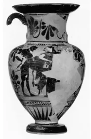 AMPHORA, NECK (ATHENIAN, BLACK-FIGURE)
