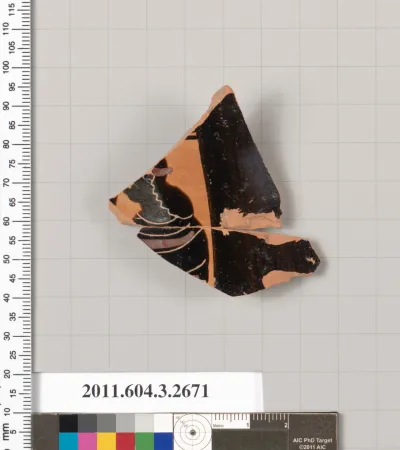 Terracotta fragment of an olpe (jug)