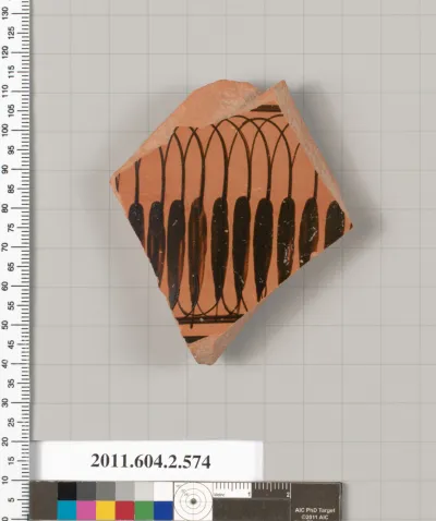 Terracotta fragment of a column-krater (bowl for mixing wine and water)