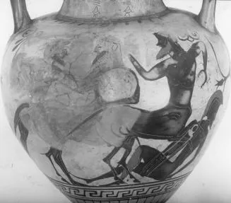 AMPHORA, NECK (ATHENIAN, BLACK-FIGURE)