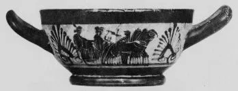 CUP SKYPHOS (ATHENIAN, BLACK-FIGURE)