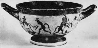 CUP SKYPHOS (BOEOTIAN, BLACK-FIGURE)