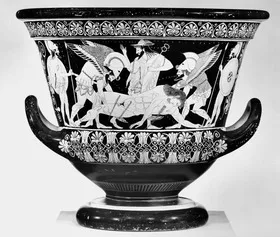 KRATER, CALYX (ATHENIAN, RED-FIGURE)