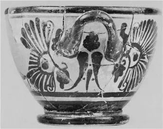 SKYPHOS, FRAGMENT (ATHENIAN, BLACK-FIGURE)