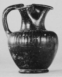 OINOCHOE (ATHENIAN, BLACK GLAZE)