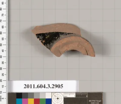 Terracotta fragment of an undetermined shape