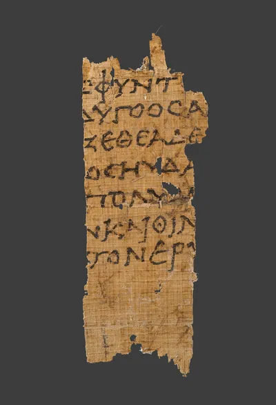 Papyrus Fragment with Text from Homer's Odyssey