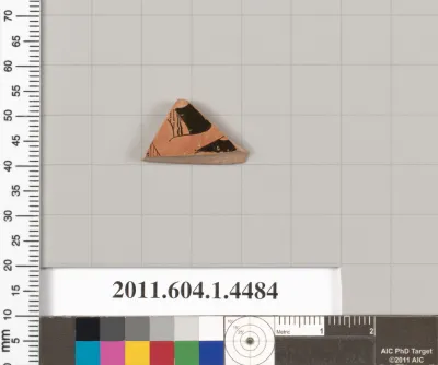 Terracotta fragment of a kylix (drinking cup)