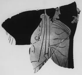 KRATER, BELL, FRAGMENT (ATHENIAN, RED-FIGURE)