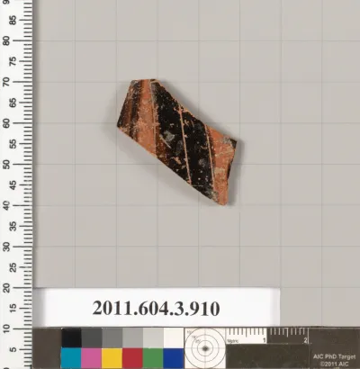 Terracotta fragment of a lekythos (oil flask)