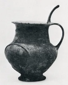 TANKARD (CYPRIOT, BRONZE AGE, BASE-RING WARE)