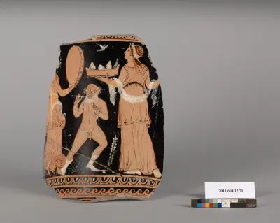 Terracotta fragment of a situla (bucket)