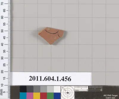 Terracotta fragment of a kylix (drinking cup)