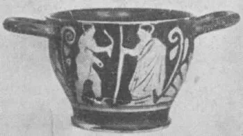 SKYPHOS (ATHENIAN, RED-FIGURE)