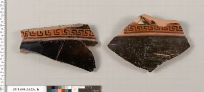 Terracotta fragments of a calyx-krater (bowl for mixing wine and water)