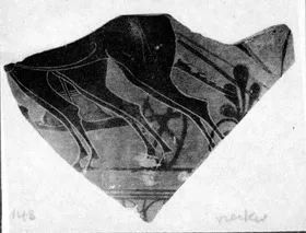 AMPHORA, NECK, FRAGMENT (ATHENIAN, BLACK-FIGURE)