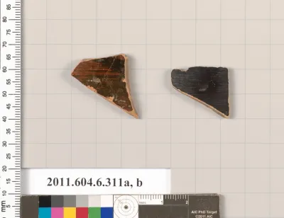 Terracotta fragments of closed shapes