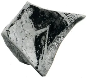CUP B, FRAGMENT (ATHENIAN, RED-FIGURE)