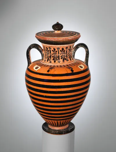 Terracotta neck-amphora (jar)