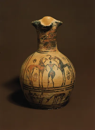 Kanne (geometrische Kleeblattkanne, Attische Kleeblattkanne)