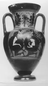 AMPHORA, NECK (ATHENIAN, BLACK-FIGURE)