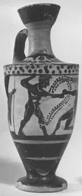 LEKYTHOS (ATHENIAN, BLACK-FIGURE)