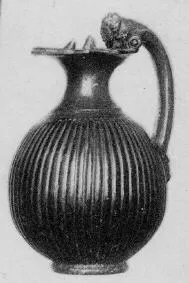 OINOCHOE (SOUTH ITALIAN, GNATHIAN, BLACK GLAZE)
