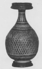 BOTTLE (SOUTH ITALIAN, GNATHIAN, BLACK GLAZE)
