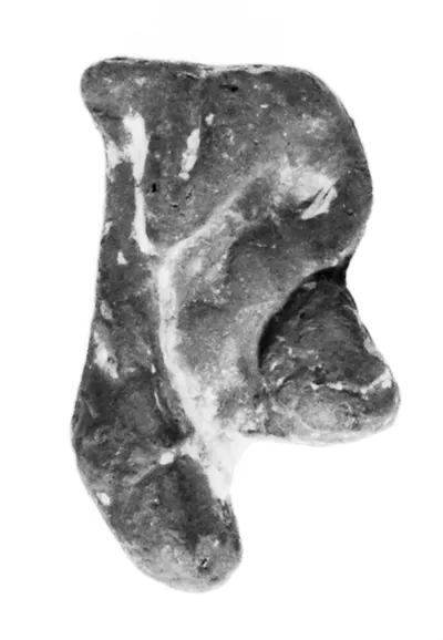 Grotesque Statuette of a Crouching Phallic Figure from Egypt