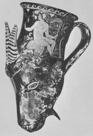 FIGURE VASE (SOUTH ITALIAN, APULIAN, RED-FIGURE)