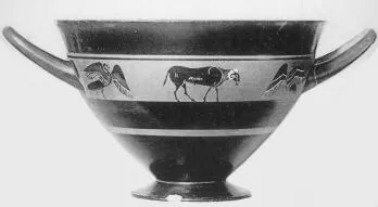SKYPHOS (ATHENIAN, BLACK-FIGURE)
