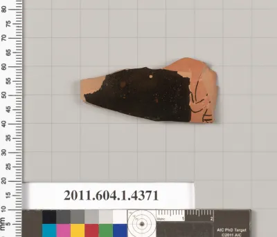 Terracotta fragment of a kylix (drinking cup)