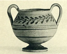 KANTHAROS (SOUTH ITALIAN, APULIAN, BLACK PATTERN)