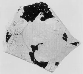 CUP, FRAGMENT (ATHENIAN, RED-FIGURE)