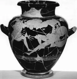 STAMNOS (ATHENIAN, RED-FIGURE)