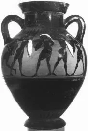 AMPHORA, BELLY, TYPE B (ATHENIAN, BLACK-FIGURE)
