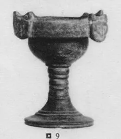 CHALICE (ETRUSCAN, BUCCHERO)