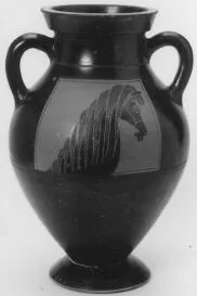 AMPHORA, BELLY, TYPE B (ATHENIAN, BLACK-FIGURE)