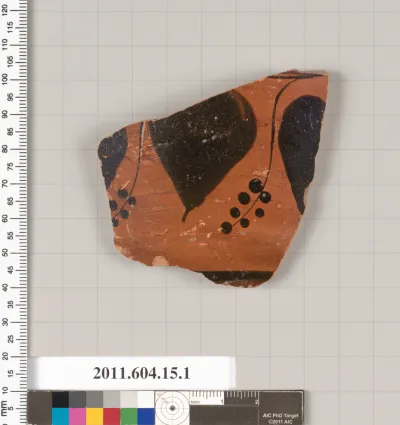 Terracotta fragment of a hydria (water jar)