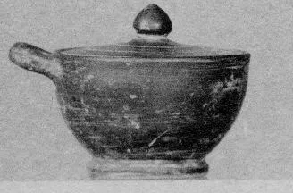 CUP, ONE-HANDLED (ATHENIAN, BLACK GLAZE)
