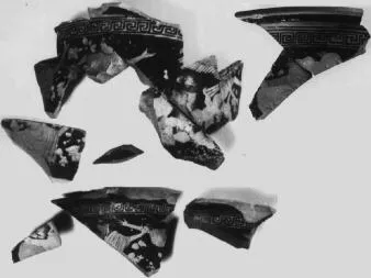 KALATHOS, FRAGMENTS (ATHENIAN, RED-FIGURE)