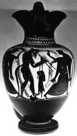 OINOCHOE (ATHENIAN, BLACK-FIGURE)
