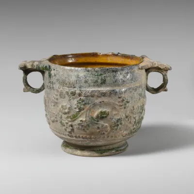 Terracotta scyphus (drinking cup)