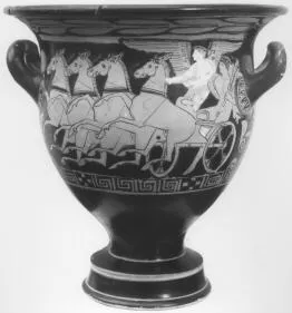 KRATER, BELL (ATHENIAN, RED-FIGURE)