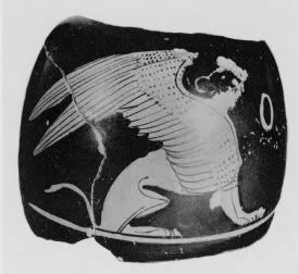 LEKYTHOS, SQUAT, FRAGMENT (ATHENIAN, RED-FIGURE)