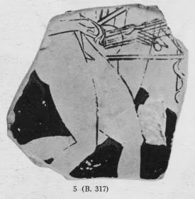 CUP B, FRAGMENT (ATHENIAN, RED-FIGURE)
