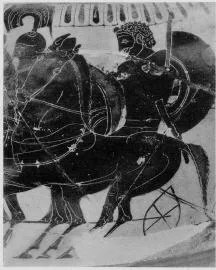 KRATER, COLUMN (ATHENIAN, BLACK-FIGURE)