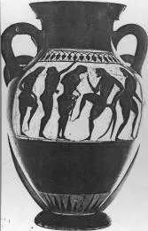 AMPHORA, BELLY, TYPE B (ATHENIAN, BLACK-FIGURE)